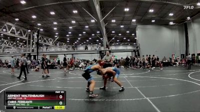 165 lbs Placement (4 Team) - Chris Ferranti, Savage King Pins vs Arment Waltenbaugh, Grit Mat Club