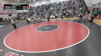 114 lbs Quarterfinal - Gabriel Rivera, Middletown Area Hs vs Russell Cisney, Palmyra Area Hs