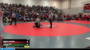 120 lbs 1st Place Match - Ethan Hice, Cedaredge vs Rykan Hacking, Uintah