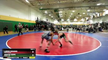 132 lbs Cons. Round 3 - Laron Wiggins, Indian River vs Griffin Keipe, Frank Cox