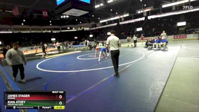 126 lbs Cons. Round 2 - James Stager, Prairie vs Kian Athey, Mountain View