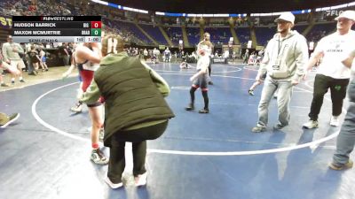 90 lbs Semifinal - Hudson Barrick, Big Spring vs Maxon McMurtrie, Bradford
