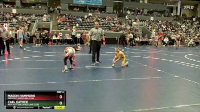 60 lbs Cons. Round 3 - Cael Eatock, High Altitude Wrestling Club vs Mason Hammons, Fremont Wrestling Club