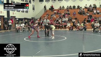 Girls-107 lbs 1st Place Match - Mia Capone, Wilson`s Wildcats vs Izzy Timonera, Brower`s Brawlers