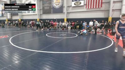 75 lbs Quarterfinal - Shaun Uderman, Milford vs Austin Jimpikit, Bensalem