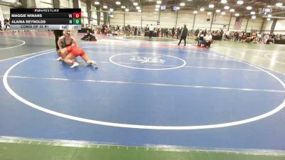 120 lbs Consi Of 32 #1 - Maggie Winans, VA vs Alaina Reynolds, RI