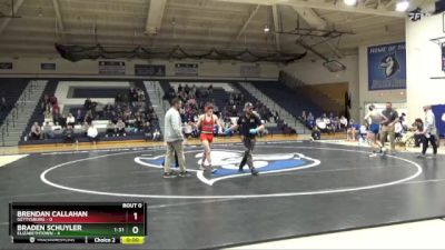 141 lbs Scott Reagan, Elizabethtown vs J. Luke Kowalski, Gettysburg