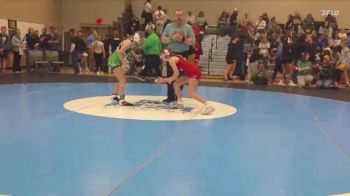 100 lbs Semifinal - Allie Bowles, Kelly Walsh vs Riley Pattison, Glasgow