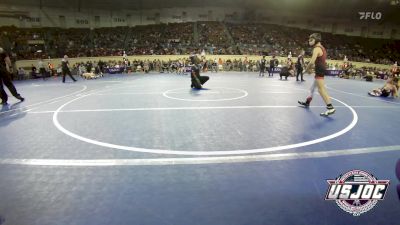 73 lbs Round Of 16 - Beau Ferrell, Weatherford Youth Wrestling vs Blaine Simpson, Cushing Tigers
