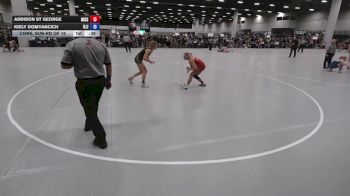 115 lbs Cons. Sub-rd Of 16 - Addison St George, Missouri vs Kiely Domyancich, Illinois