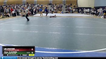 197 lbs Champ. Round 2 - Jim Amatore, Triton Community College vs Paul Claussen, Joliet Junior College