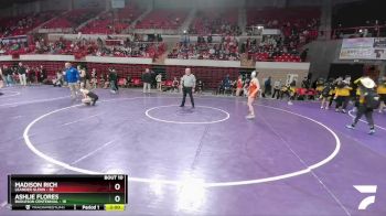 126 lbs Quarters & 1st Wb (16 Team) - Ashlie Flores, Burleson Centennial vs Madison Rich, Leander Glenn