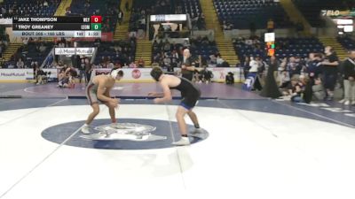 165 lbs Semifinal - Jake Thompson, Weymouth vs Troy Greaney, Leominster