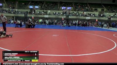 80 lbs Round 2 - Justice Perry, Braham Warriors vs Walker Loberg, Victory School Of Wrestling