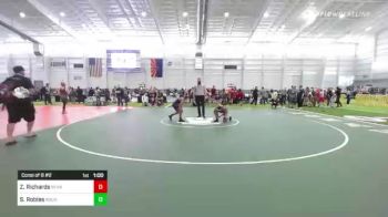 98 lbs Consi Of 8 #2 - Z'kai Richards, Bear WC vs Steven Robles, Roughriders