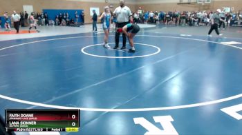 130lbs Champ. Round 1 - Lana Skinner, Olympic (Girls) vs Faith Doane, Spanaway Lake (Girls)