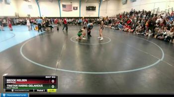 105-108 lbs Round 1 - Tristan Harns-Delahoussaye, Kelly Walsh vs Brook Nelsen, Berthoud