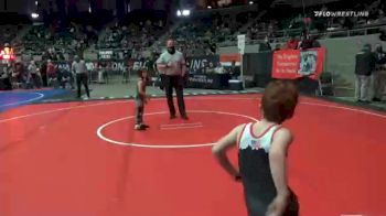 52 lbs Prelims - Lakin Breeding, Claremore Youth Wrestling vs Rhett Lewick, Mulvane Jr WC