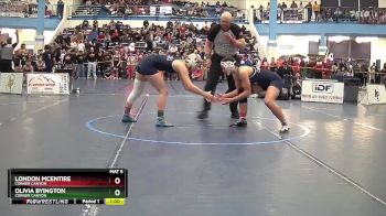 132 lbs Cons. Round 4 - London McEntire, Corner Canyon vs Olivia Byington, Corner Canyon