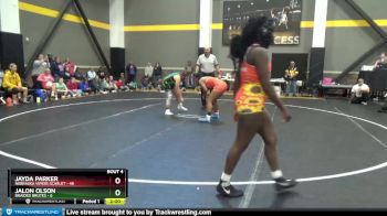 155 lbs Round 2 (6 Team) - Jayda Parker, Nebraska Vipers Scarlet vs Jalon Olson, Braided Brutes