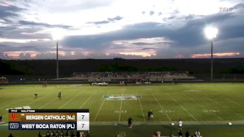 Replay: Bergen Cath. (NJ) vs W. Boca Raton (FL) | Sep 5 @ 6 PM