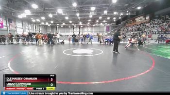 74 lbs Cons. Round 5 - Logan Crawford, Deer Park Ironman WC vs Ole Massey-O`Hanlon, NWWC