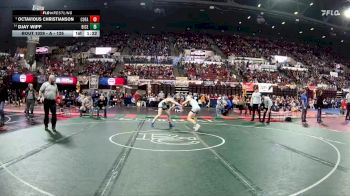 A - 126 lbs Champ. Round 1 - Octavious Christianson, Columbia Falls vs DJay Wipf, Billings Central/Joliet
