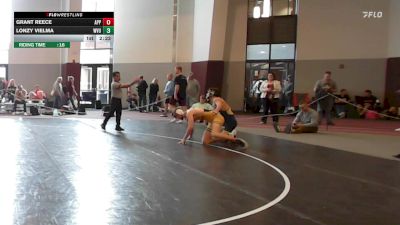149 lbs Consi Of 8 #1 - Grant Reece, Appalachian State vs Lonzy Vielma, West Virginia