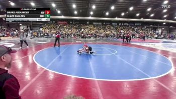 85 lbs 7th Place Match - Drake Alexander, Watford City Wolves vs Blaze Fahleen, Dakota Boyz Wrestling Club