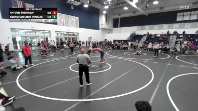 285 lbs Round 3 - Hayden Sheridan, OCRTC vs Sebastian Cruz Peralta, Live Training Wrestling