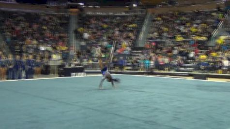 Michigan's Natalie Beilstein Scores 9.95 in Final Home Floor Routine