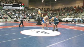 5A 285 lbs Cons. Round 1 - Wyatt DeLong, Lakeside vs Brody Baden, Little Rock Christian
