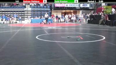 141 r1, Andrew Polidore, Sacred Heart v Todd Preston, Harvard