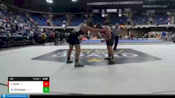 182 lbs Champ. Round 2 - Benjamin Schlosser, Elk Grove Village vs Tucker Cook, Pittsfield