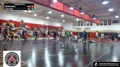 High School - 132 lbs Consolation Round 2 - Alex Teal, South Plainfield vs Justin Penta, Ocean Twp