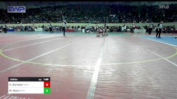 200 lbs Round Of 64 - Austin Burkeen, Weatherford vs Max Baca, Mustang Middle School