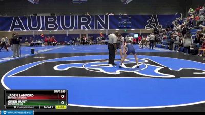 126 lbs Quarterfinal - Grier Hunt, Enterprise HS vs Jaden Sanford, Smiths Station Hs