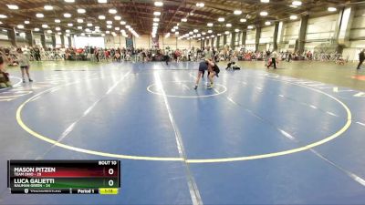 100 lbs Rd# 6- 9:00am Saturday Final Pool - Luca Galietti, Nauman Green vs Mason Pitzen, Team Ohio