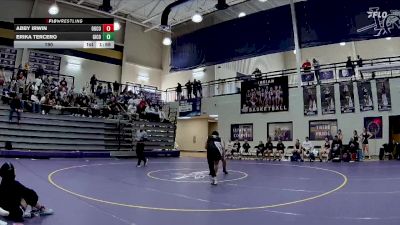 190 lbs 2nd Wrestleback (8 Team) - Abby Irwin, Oglethorpe County vs Erika Tercero, Gilmer County