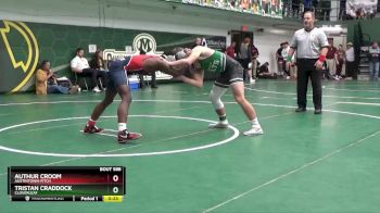 150 lbs Cons. Round 5 - Authur Croom, Austintown-Fitch vs Tristan Craddock, Cloverleaf