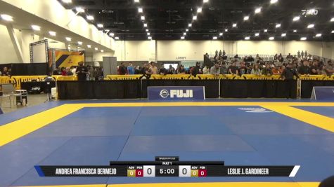 Leslie J. Gardineer vs Andrea Francisca Bermejo 2025 World IBJJF Jiu-Jitsu No-Gi Championship
