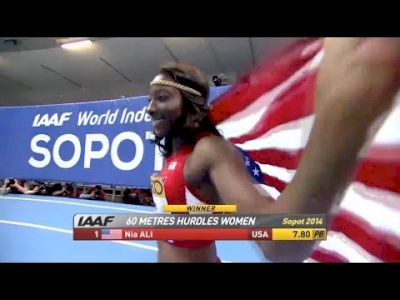 Ali upsets Pearson in Women's 60m Hurdles