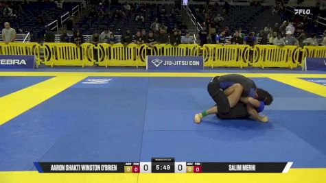 Aaron Shakti Winston O'Brien vs Salim Merhi 2025 Pan IBJJF Jiu-Jitsu No-Gi Championship