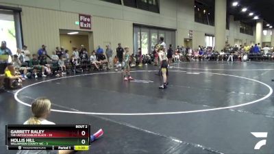 70 lbs Round 1 (6 Team) - Garrett Raley, The Untouchables Black vs Hollis Hill, Williamson County WC