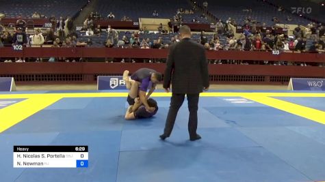 Hyan Nicolas S. Portella vs Nicholas Newman 2024 Pan IBJJF Jiu-Jitsu No-Gi Championship