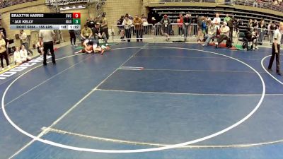 155 lbs Champ. Rd Of 16 - Jax Kelly, Idaho Gold vs Braxtyn Harris, Delta Wrestling Club