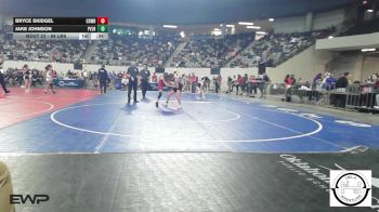 88 lbs Consi Of 4 - Bryce Skidgel, Cowboy Wrestling Club vs Jake Johnson, Pauls Valley Panthers Wrestling