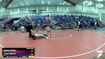 100 lbs Champ. Round 2 - Ethan Powell, OH vs Colin Phelan, IL