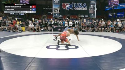 165 lbs Cons. Sub-rd Of 64 - Grayson Fabrycki, Oregon vs Jet Rank, Texas