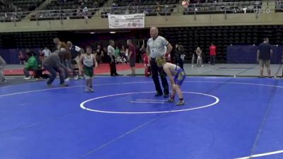 93 lbs Semifinal - James Katona, Plymouth Meeting, PA vs Carter Smeak, Stoystown, PA